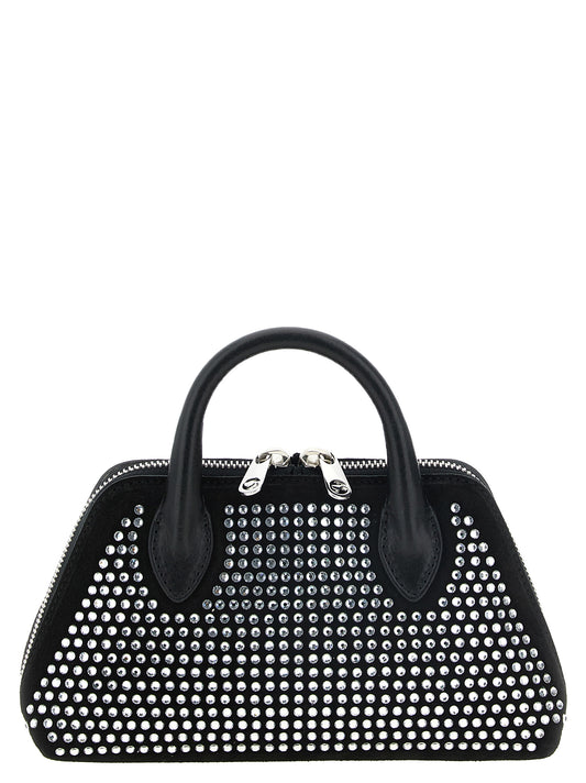 Crossbody Fanny Pack Handbag by Coperni for women in cowhide leather black features a transformative sophistication silhouette, showcasing a secure zipper & buckle, ample , and versatile crossbody-strap, handle, adjustable-strap & belt-strap for a transformative sophistication look.