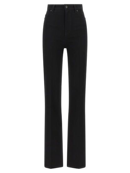 Balenciaga Black Elastane High-Waisted Jean