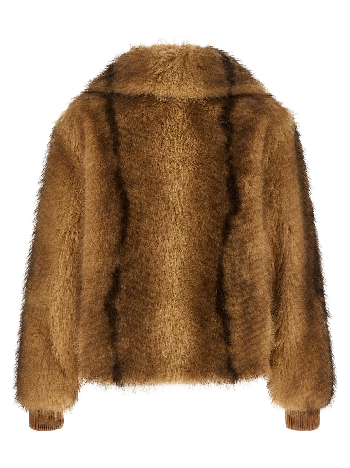 NUDE Beige Polyester Bomber
