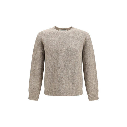 Sweatshirt by Sunflower for men in polyamide merino & alpaca wool gray features an enviable silhouette, showcasing a premium and refined crew neckline for a truly enviable finish.