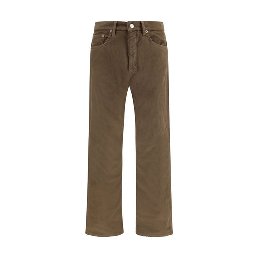 Trousers by Sunflower for men in cotton corduroy bicolour presents a smart silhouette, meticulously detailed with a smart straight-leg & regular-fit, a smart long, and a smart .