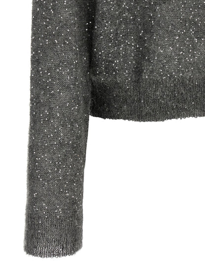 NUDE Gray Wool Cardigan
