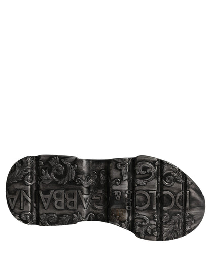 Dolce & Gabbana Black Daymaster Low Top Sneakers Shoes