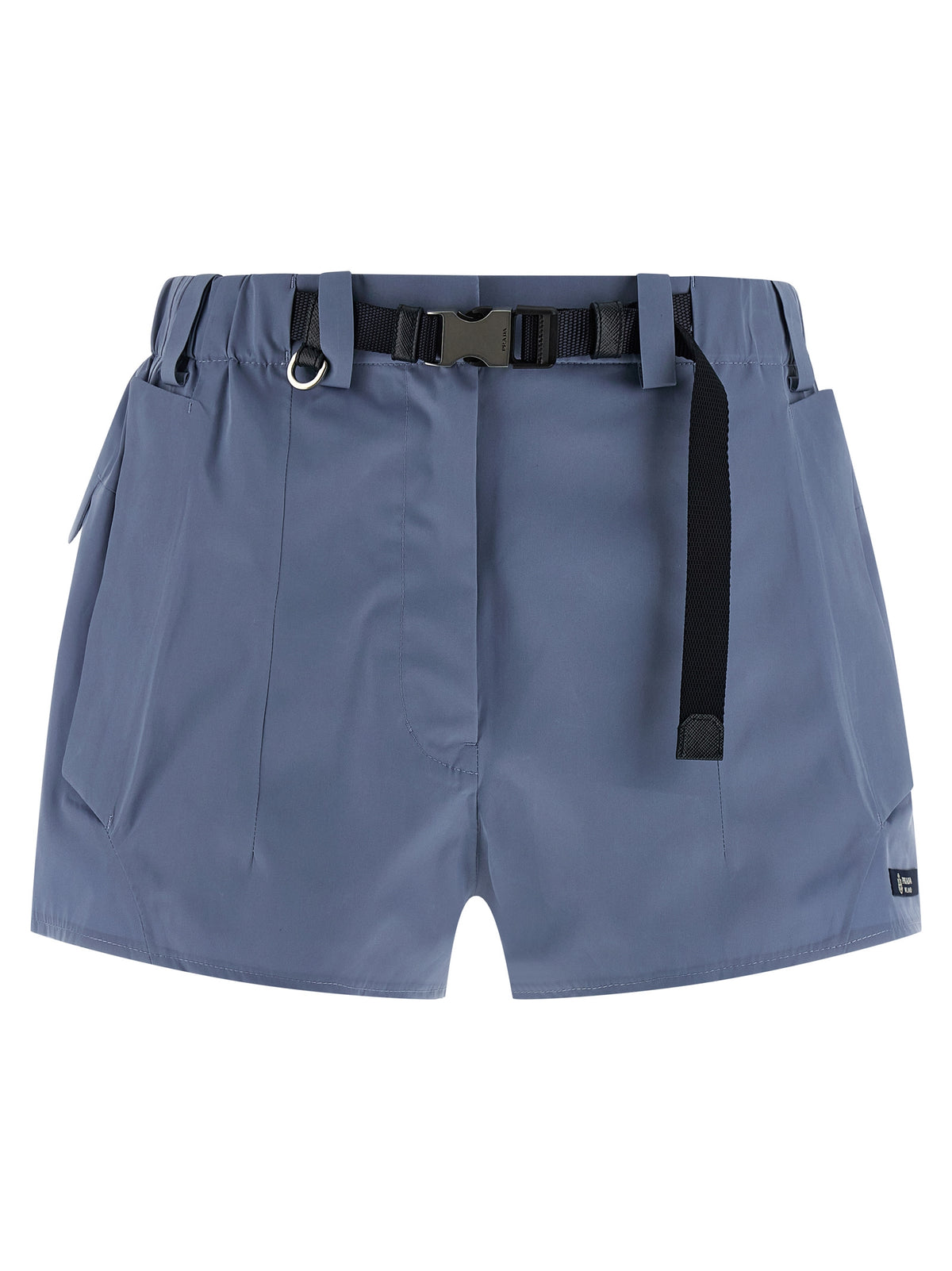Prada Blue Polyester Bermuda Shorts
