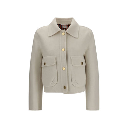 Thom Browne Beige Wool Oves Aries Jacket