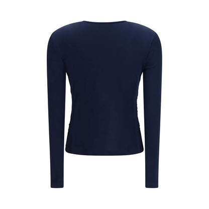 Giorgio Armani Blue Viscose Shirt