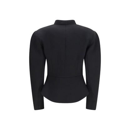 Nissa Black Polyester Jacket