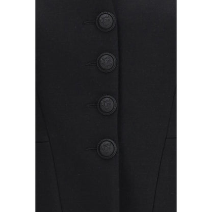Nissa Black Polyester Jacket