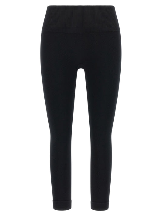 Activewear Leggings by PERFECT MOMENT for women in cashmere & modal black, red & patterned features an streamlined wide & leggings and with a long cut, beautifully enhanced by performance-driven seamless.