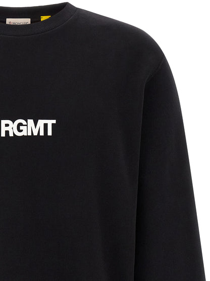 MONCLER GENIUS Black Cotton Sweatshirt