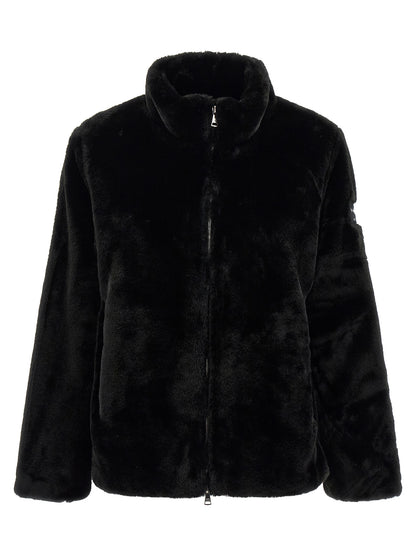 Tatras Black Polyester Full-Length Jacket