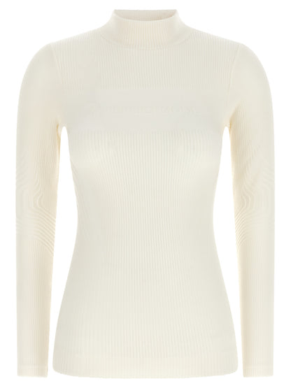 PERFECT MOMENT White Lycra Cardigan