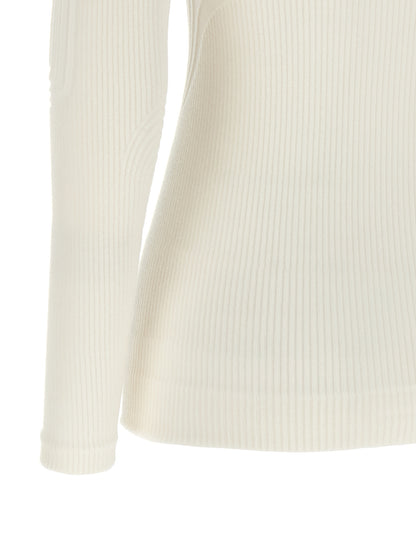 PERFECT MOMENT White Lycra Cardigan