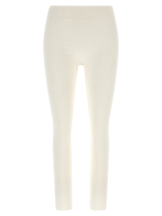 Activewear Leggings by PERFECT MOMENT for women in lyocell & lycra white & patterned features an streamlined leggings and high rise with a long cut, beautifully enhanced by performance-driven .
