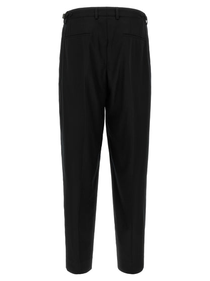 Dolce & Gabbana Black Virgin Wool Dress Pants