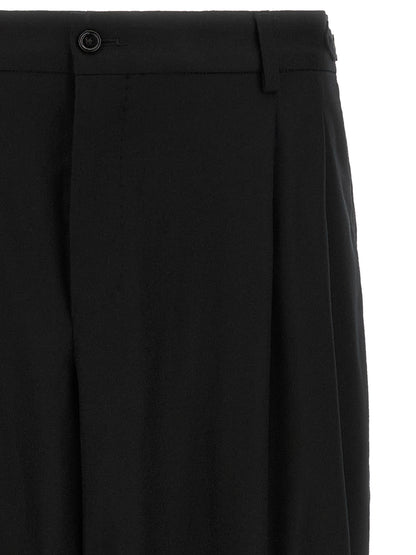 Dolce & Gabbana Black Virgin Wool Dress Pants