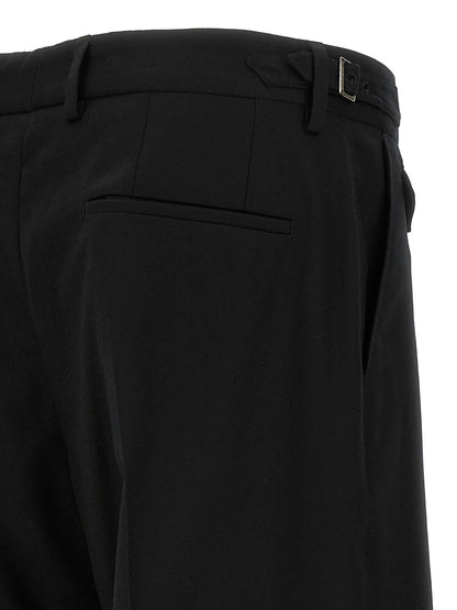 Dolce & Gabbana Black Virgin Wool Dress Pants