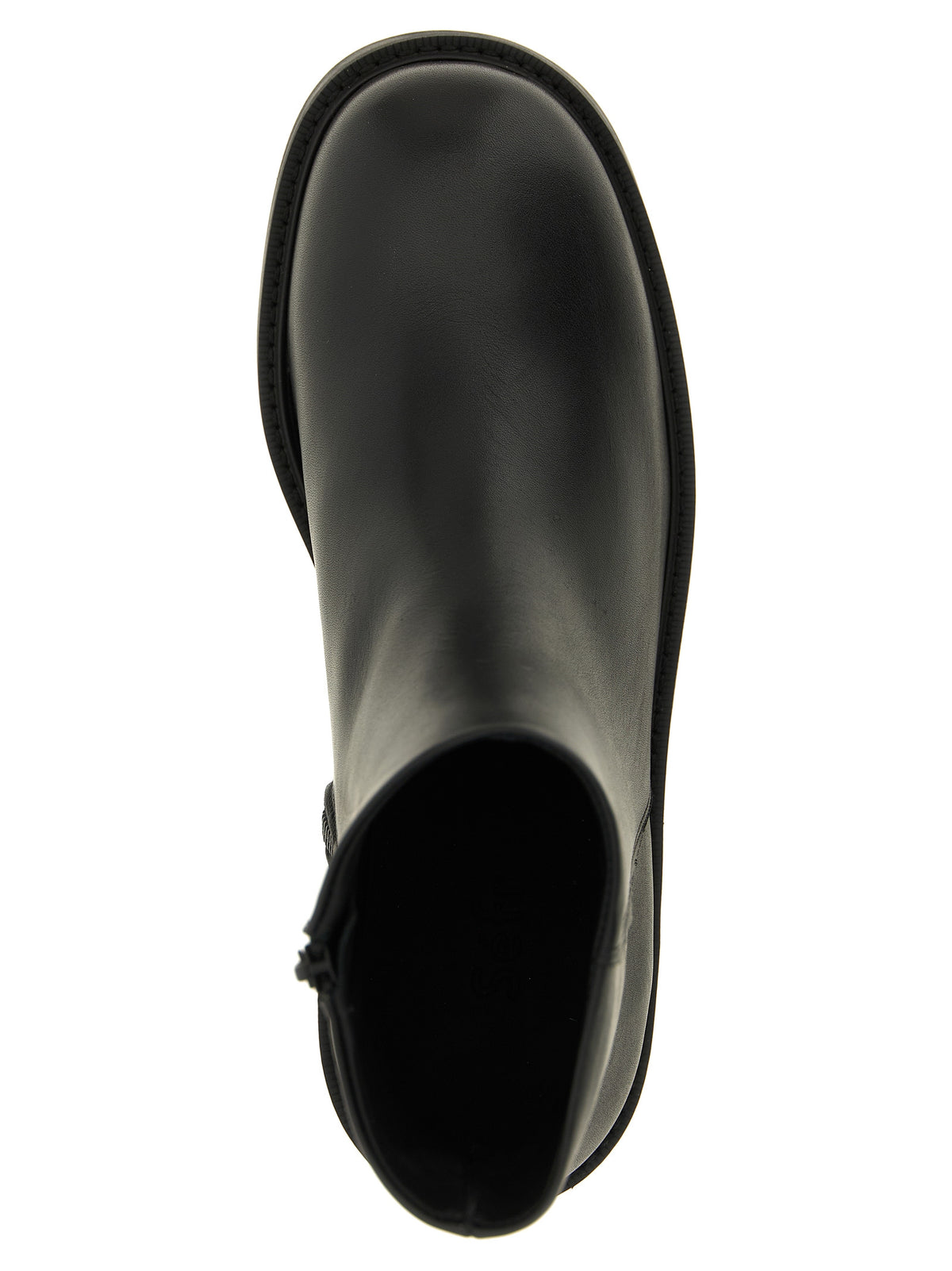 SÉFR Black Calfskin Ankle Boots