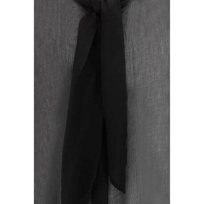 Lardini Black Viscose Blouse