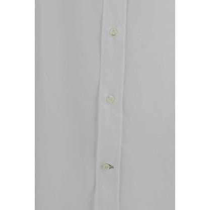 Brunello Cucinelli White Cotton Dress Shirt