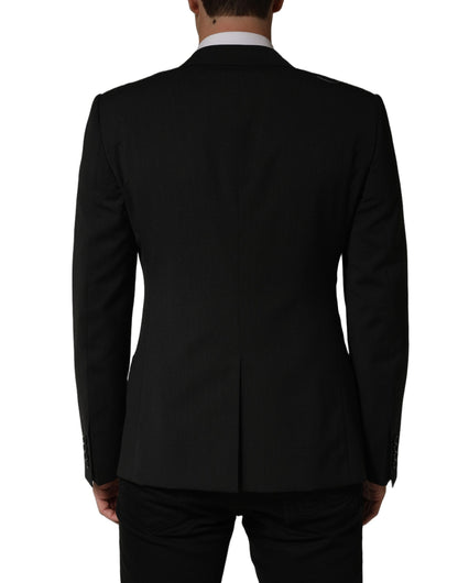 Dolce & Gabbana Dark Gray MARTINI Men Single Breasted Jacket