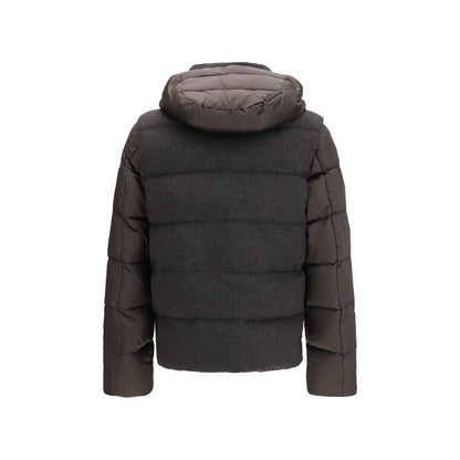 MooRER Gray Goose Down Full-Length Jacket
