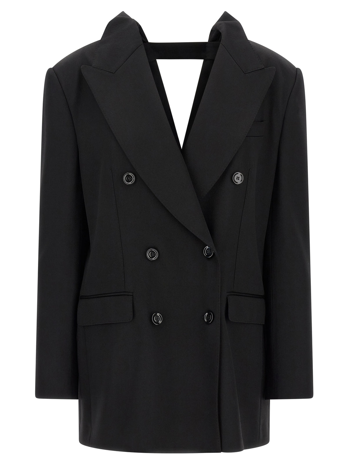 Dolce & Gabbana Black Virgin Wool Blazer