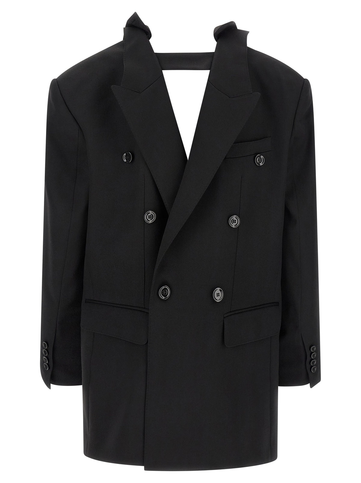 Dolce & Gabbana Black Virgin Wool Blazer