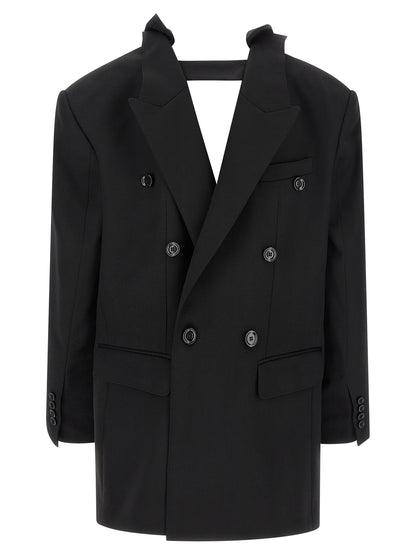 Dolce & Gabbana Black Virgin Wool Blazer