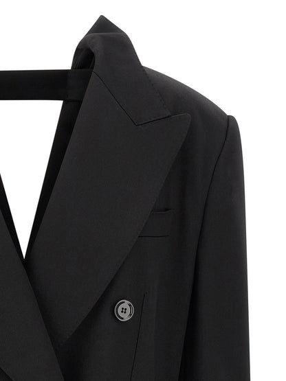 Dolce & Gabbana Black Virgin Wool Blazer