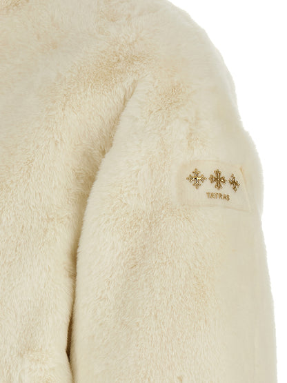 Tatras White Polyester Full-Length Jacket