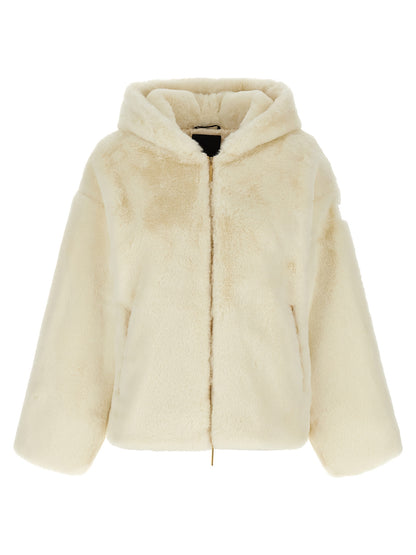 Tatras White Polyester Full-Length Jacket