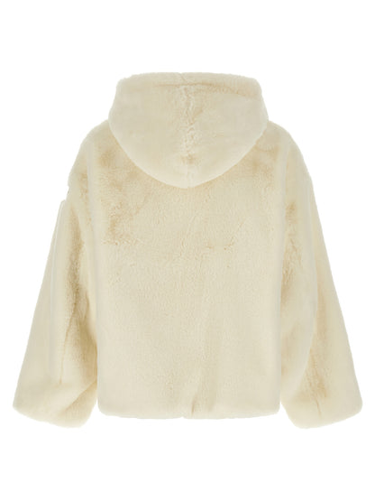 Tatras White Polyester Full-Length Jacket