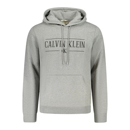 Calvin Klein Gray Cotton Men's Sweatshirt