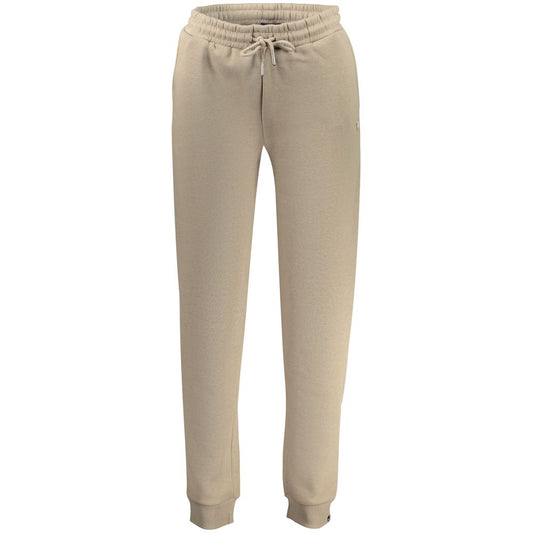 Joggers by Norway 1963 for women in cotton polyester beige features an refined tailoring silhouette, showcasing a premium with a and long cut for a refined tailoring look.
