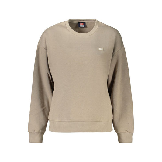 Sweatshirt by Norway 1963 for women in cotton polyester beige features a unrivaled silhouette with a refined crew neckline and unrivaled detailing for a sophisticated look.