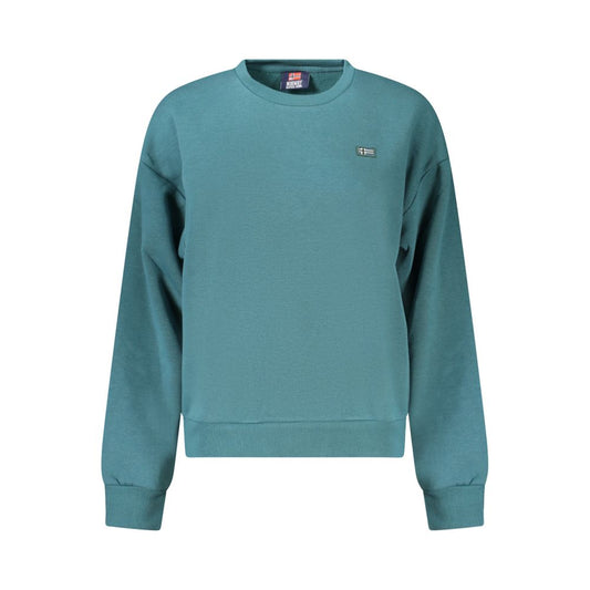 Sweatshirt by Norway 1963 for women in cotton polyester green features a unrivaled silhouette with a refined crew neckline and unrivaled detailing for a sophisticated look.