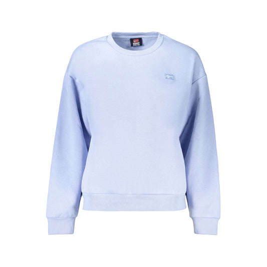 Sweatshirt by Norway 1963 for women in cotton blue features an magnificent silhouette, showcasing a sophisticated crew neckline and detail for a truly magnificent finish.