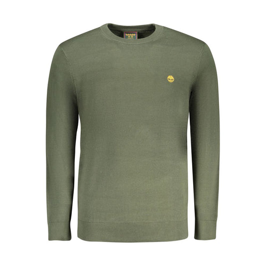 Sweatshirt by Timberland for men in cotton green features an enviable silhouette, showcasing a premium and refined crew neckline for a truly enviable finish.