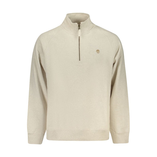 Sweatshirt by Timberland for men in cotton beige features an exquisite silhouette, showcasing and details for a exquisite look.