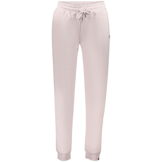 Joggers by Norway 1963 for women in cotton pink presents a tailored silhouette, showcasing a tailored and long cut with a refined for a truly tailored aesthetic.