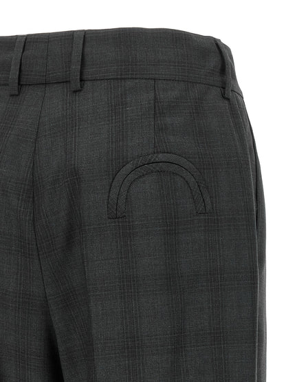 Blazé Milano Gray Virgin Wool Dress Pants