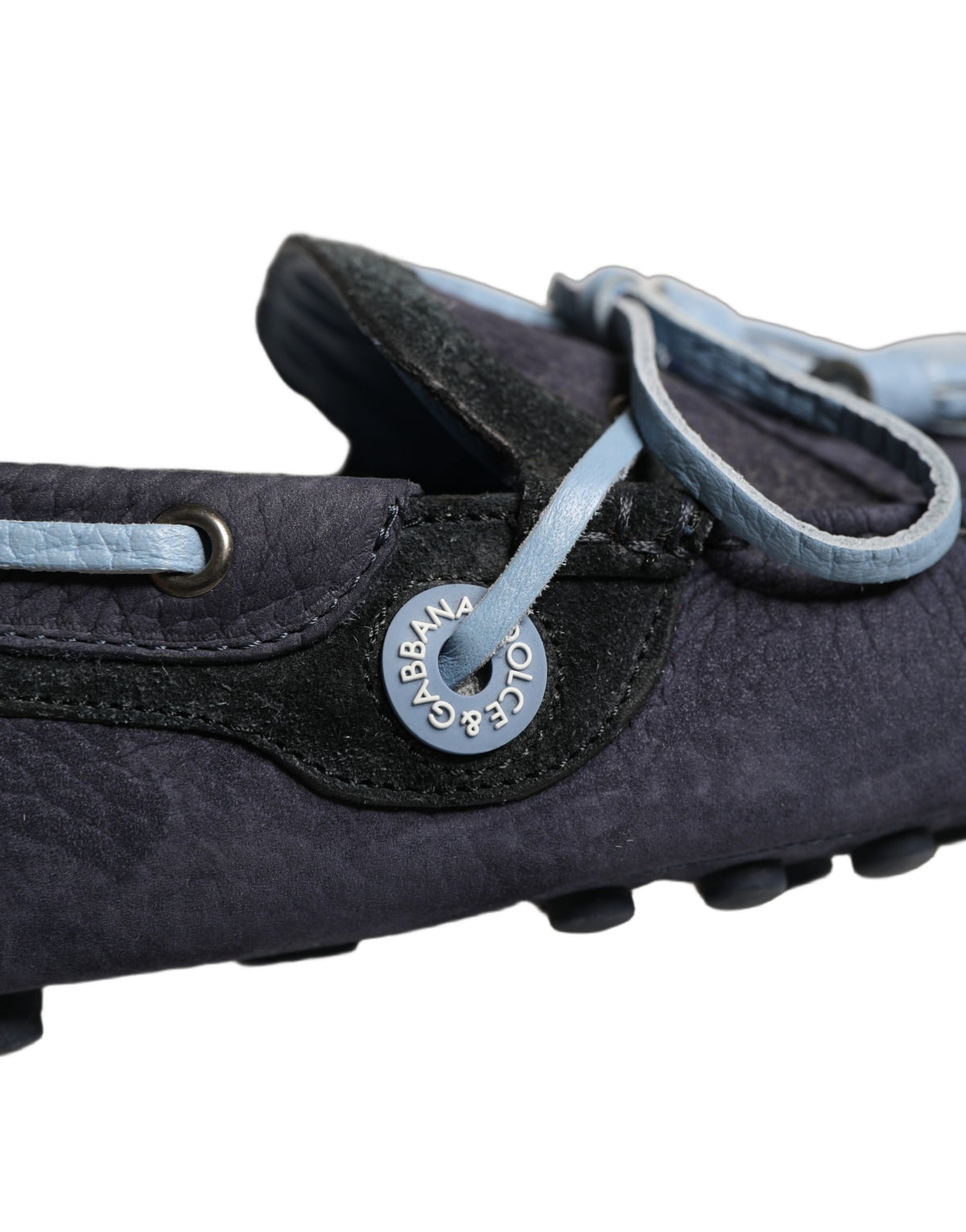 Dolce & Gabbana Navy Blue Suede Leather Tassel Loafers Shoes