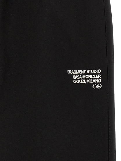 MONCLER GENIUS Black Cotton Casual Pants