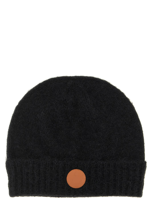 Beanie Hat by Vivienne Westwood for women in mohair alpaca wool & polyamide black features a refined luxury silhouette, artfully capturing the essence of the refined luxury Orb Mohair Alpaca Wool & Polyamide Beanie Hat design for a sophisticated, premium look.