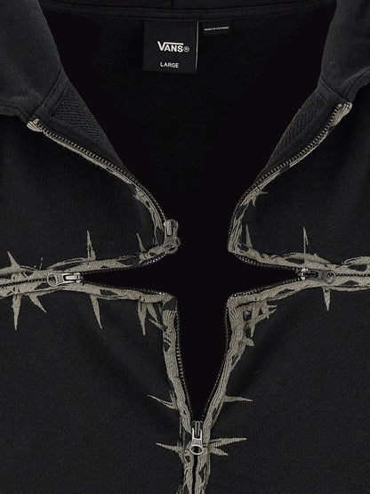 Vans Black Cotton Sweatshirt