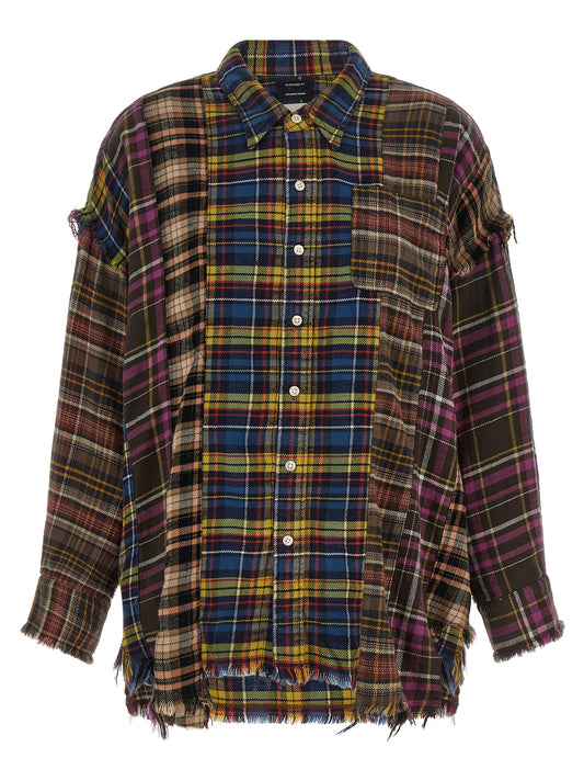 Blouse by R13 for women in cotton multicolor, patterned, tartan & patchwork features an polished silhouette, showcasing a sophisticated and detail for a truly polished finish.
