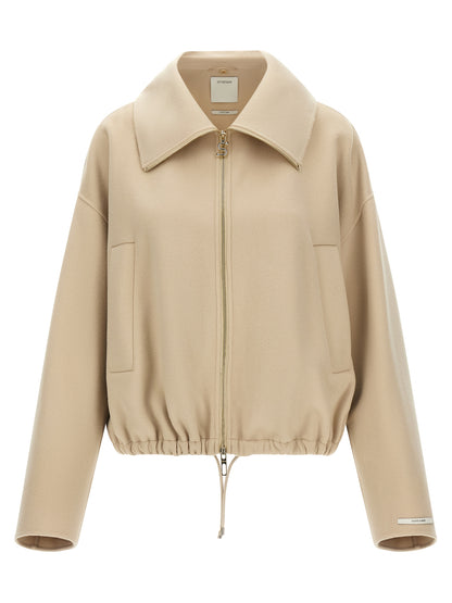 Sportmax Beige Wool Bomber