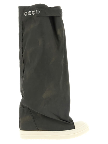 DRKSHDW Gray Nylon Over The Knee