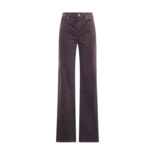 Casual Pants by 7FOR for women in polyester cotton & modal brown presents a refined pantology silhouette, artfully defined by a refined pantology straight-leg, regular-fit & wide, long, and a sophisticated .